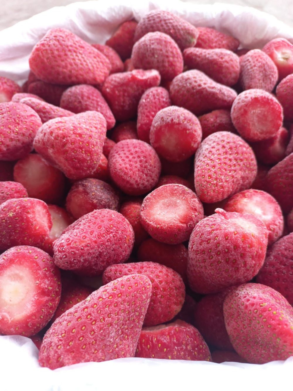 الفراولة المجمدة